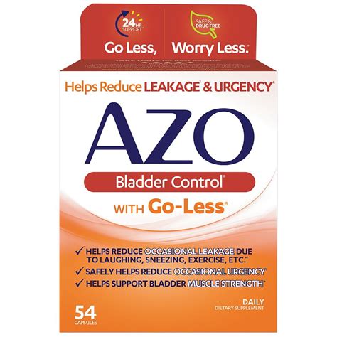 walgreens azo bladder control|AZO® Bladder Control with Go